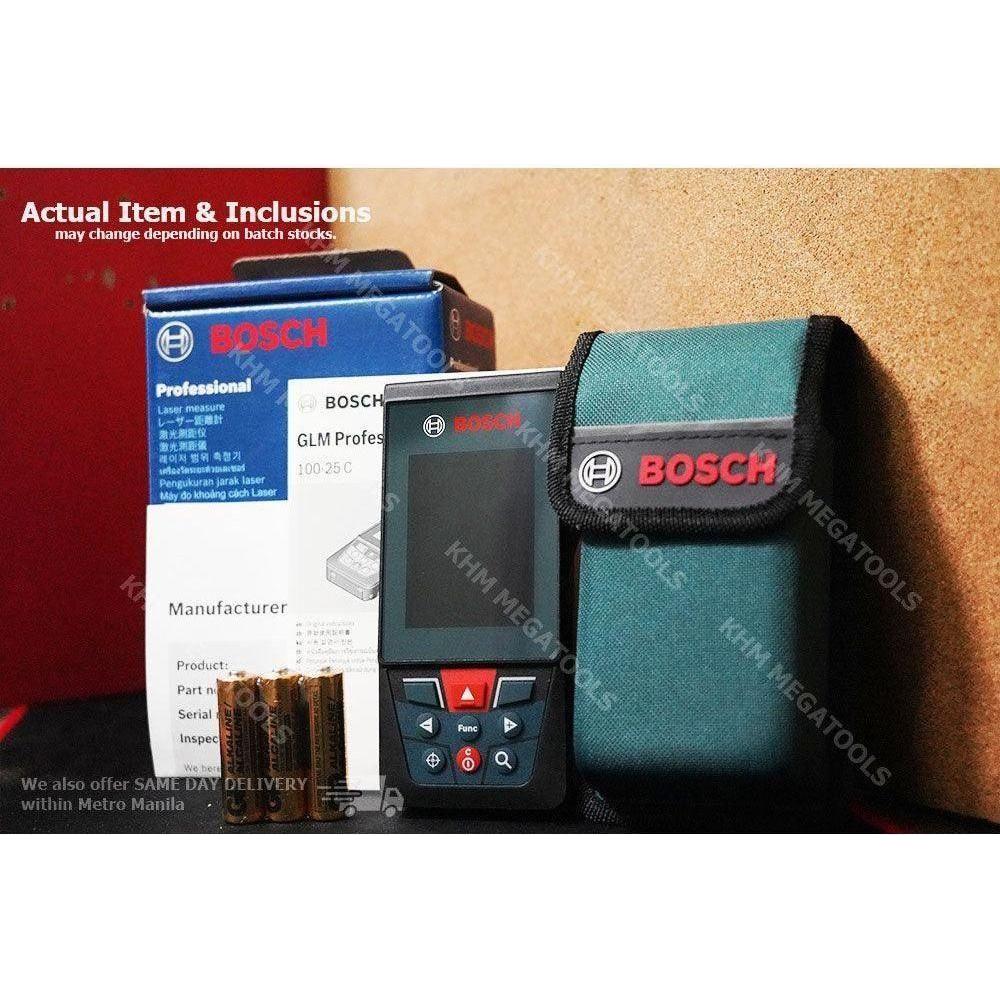 Bosch GLM 100-25 C Laser Rangefinder / Distance Measurer with Camera (100 meters) - KHM Megatools Corp. Bosch GLM 100-25 C Laser Rangefinder / Distance Measurer with Camera (100 meters) - KHM Megatools Corp.